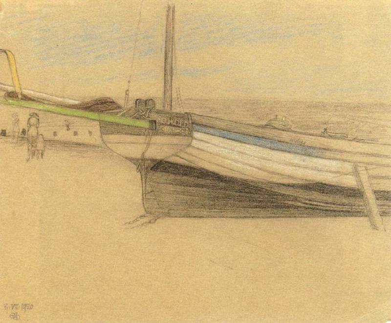 Joseph E.Southall Beached Fishing Boat Scouthwold